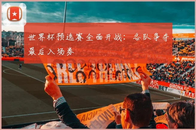 世界杯预选赛全面开战：各队争夺最后入场券
